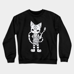 cool cat Crewneck Sweatshirt